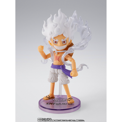 S.H.FIGUARTS WORLD COLLECTABLE FIGUARE x S.H.FIGUARES ONE PIECE - MONKEY.D.LUFFY (GEAR 5) - Good Toys