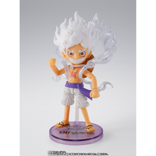 S.H.FIGUARTS WORLD COLLECTABLE FIGUARE x S.H.FIGUARES ONE PIECE - MONKEY.D.LUFFY (GEAR 5) - Good Toys