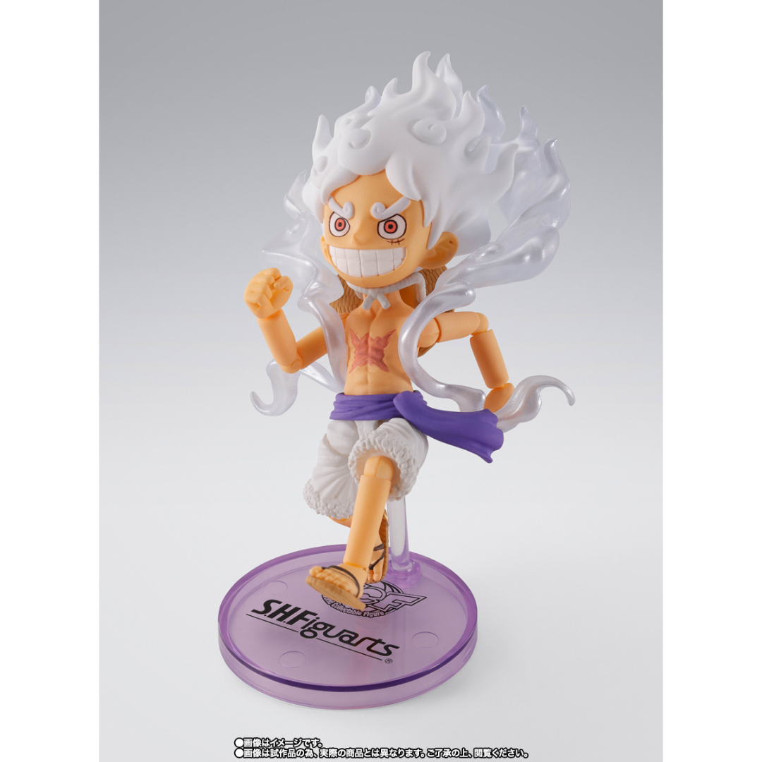 S.H.FIGUARTS WORLD COLLECTABLE FIGUARE x S.H.FIGUARES ONE PIECE - MONKEY.D.LUFFY (GEAR 5) - Good Toys