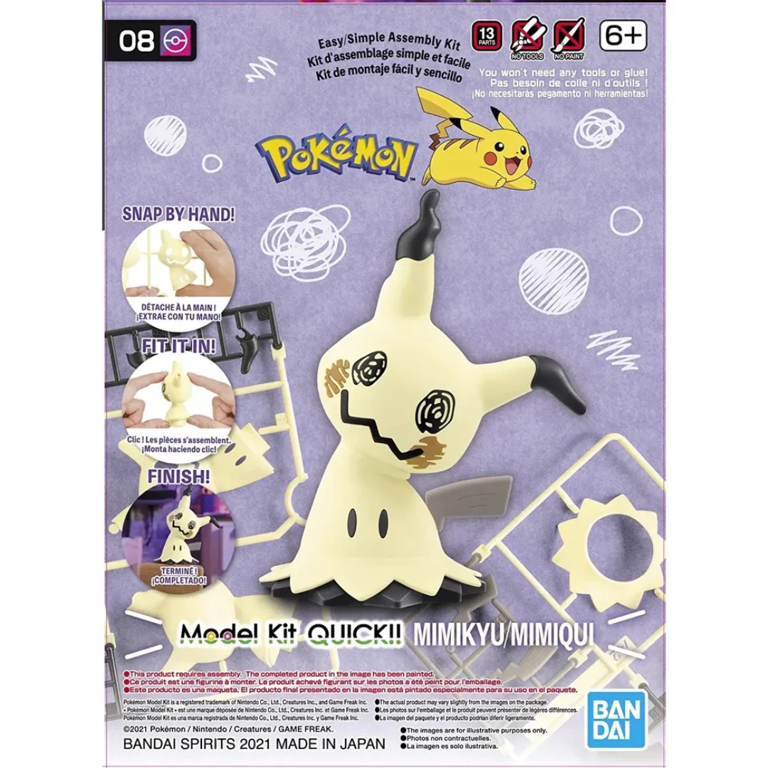 POKEMON MODEL KIT QUICK - 08 MIMIKYU - Good Toys