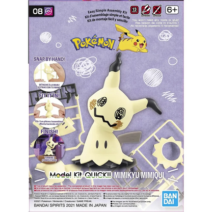 POKEMON MODEL KIT QUICK - 08 MIMIKYU - Good Toys