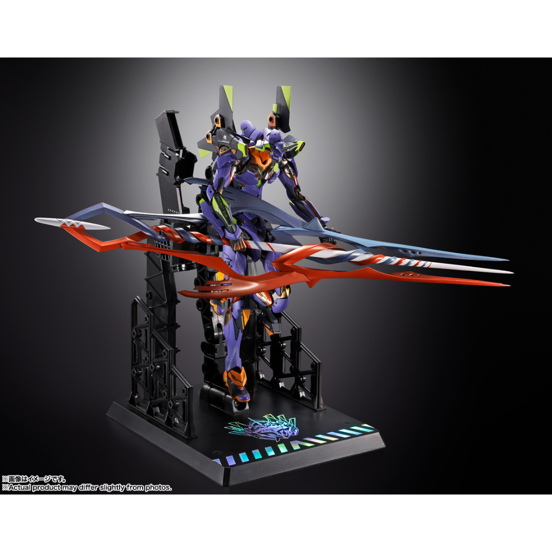 METAL BUILD EVANGELION - EVA-01 TEST TYPE 30th WITH THE SPEAR OF GAIUS - Good Toys