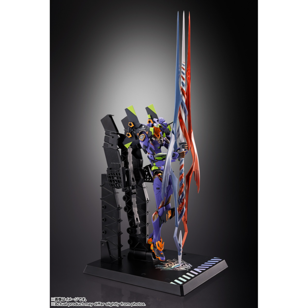 METAL BUILD EVANGELION - EVA-01 TEST TYPE 30th WITH THE SPEAR OF GAIUS - Good Toys