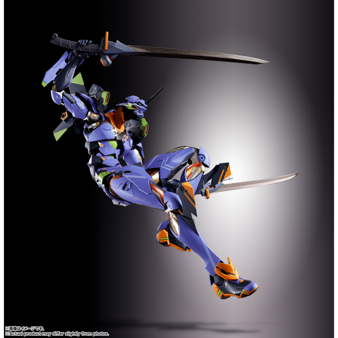 METAL BUILD EVANGELION - EVA-01 TEST TYPE 30th WITH THE SPEAR OF GAIUS - Good Toys