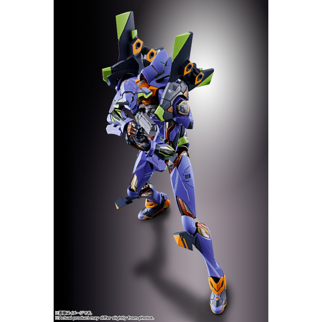METAL BUILD EVANGELION - EVA-01 TEST TYPE 30th WITH THE SPEAR OF GAIUS - Good Toys
