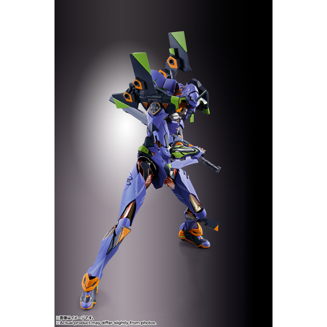 METAL BUILD EVANGELION - EVA-01 TEST TYPE 30th WITH THE SPEAR OF GAIUS - Good Toys