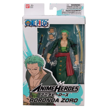 ANIME HEROES ONE PIECE - ZORO (THREE SWORD STYLE) - Good Toys