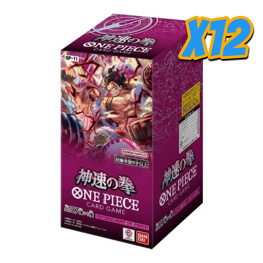 [TCG] ONE PIECE OP-11: A FIST OF DIVINE SPEED - SEALED CASE (JAP) - Good Toys