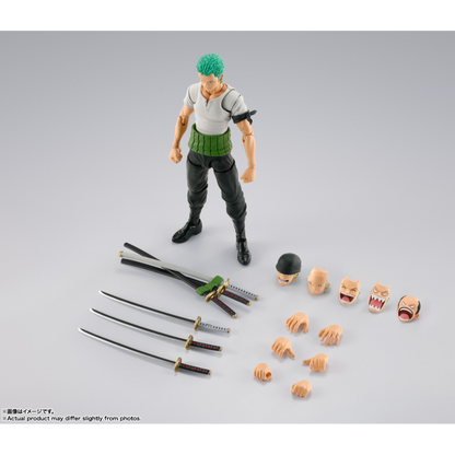 S.H.FIGUARTS ONE PIECE - RORONOA ZORO (ROMANCE DAWN) - Good Toys
