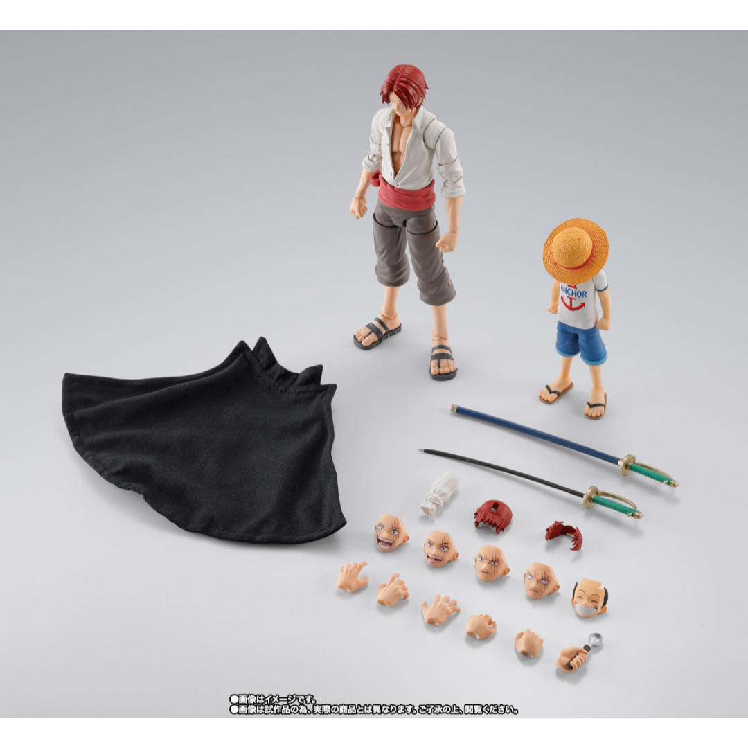 S.H.FIGUARTS ONE PIECE - SHANKS & MONKEY.D.LUFFY (KID ERA) - Good Toys