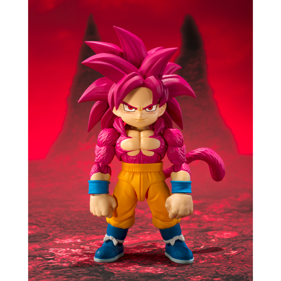 S.H.FIGUARTS DRAGON BALL DAIMA - SUPER SAIYAN 4 SON GOKU (MINI) - Good Toys
