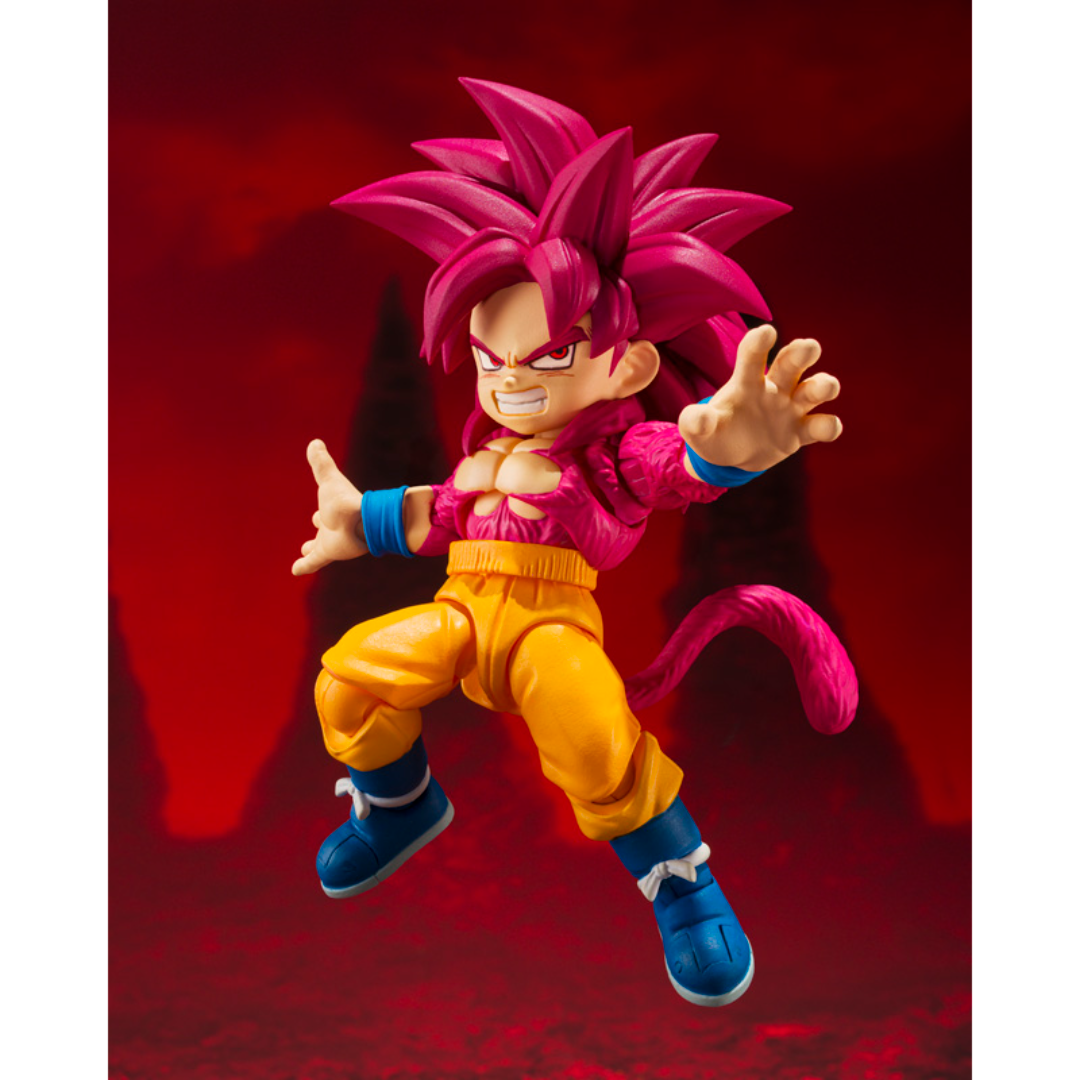 S.H.FIGUARTS DRAGON BALL DAIMA - SUPER SAIYAN 4 SON GOKU (MINI) - Good Toys