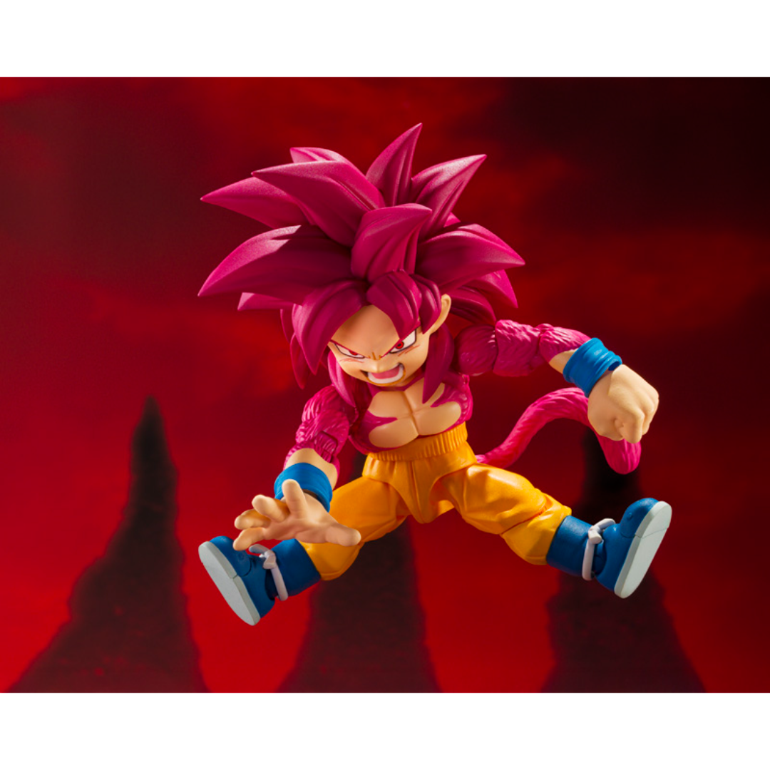 S.H.FIGUARTS DRAGON BALL DAIMA - SUPER SAIYAN 4 SON GOKU (MINI) - Good Toys